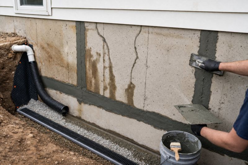 Basement Foundation Repair in Holly Springs, NC