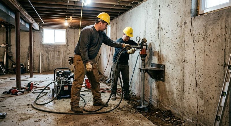 Basement Stabilization in Clayton, NC