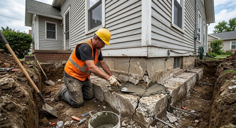 Building Foundation Repair in Fuquay Varina, NC