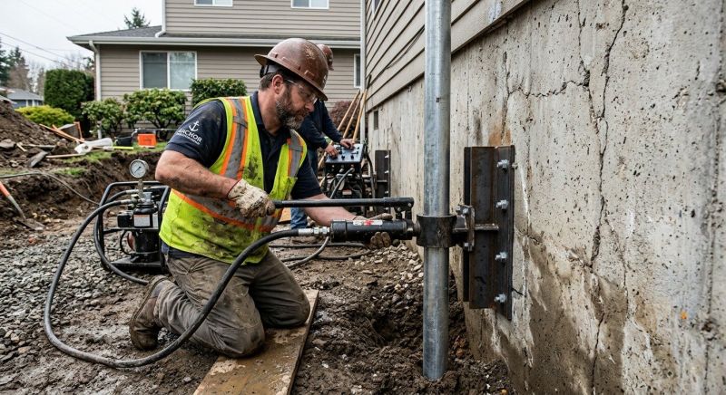 Concrete Foundation Leveling in Wake County, NC