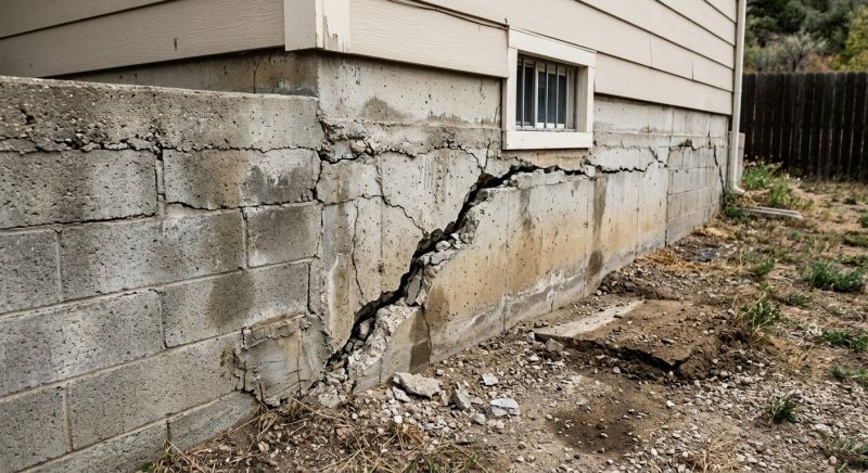 Cracked Foundation Repair in Harnett County, NC