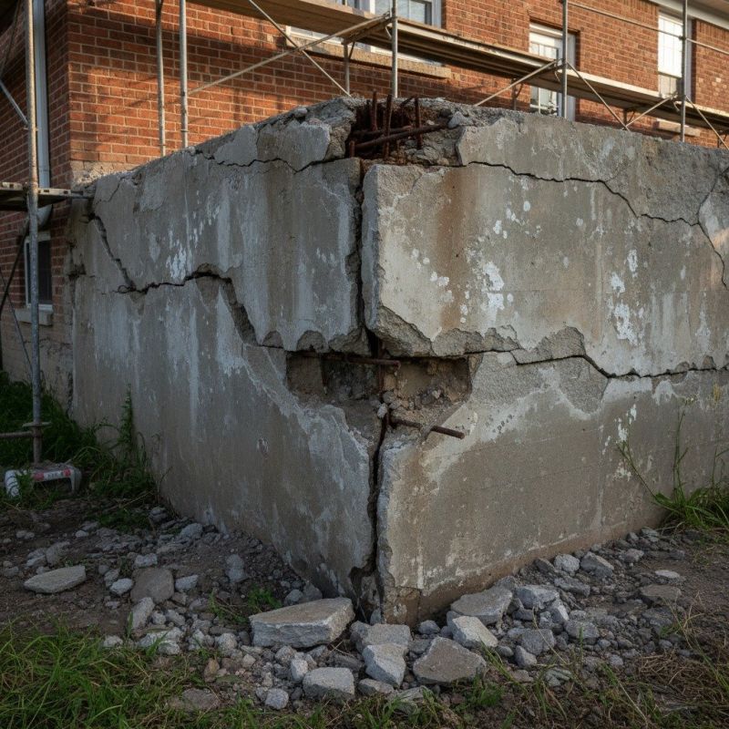 Cracked Foundation Repair in Middlesex, NC