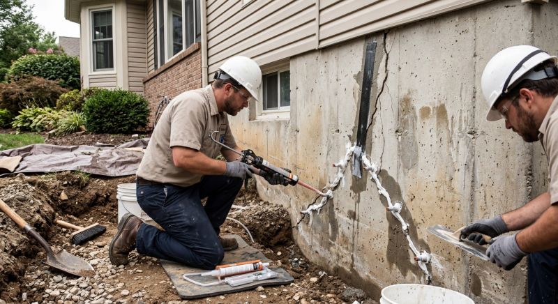 Cracked Foundation Repair in Raleigh, NC