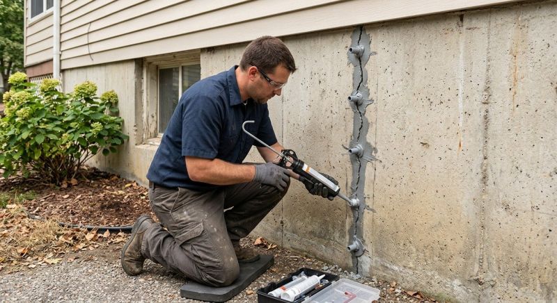 Foundation Crack Sealing in Clayton, NC