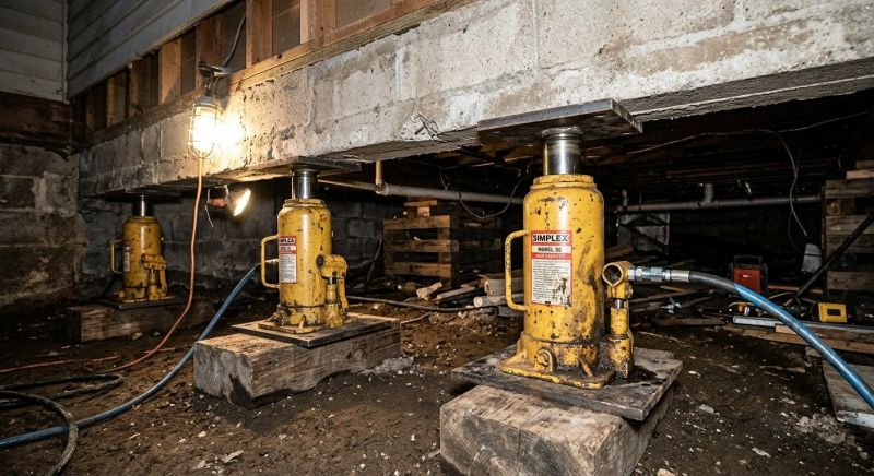 Foundation Jacking in Garner, NC