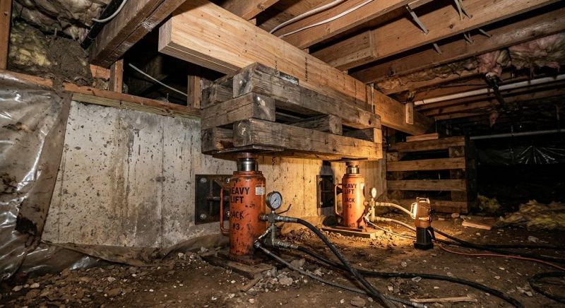 Foundation Jacking in Middlesex, NC