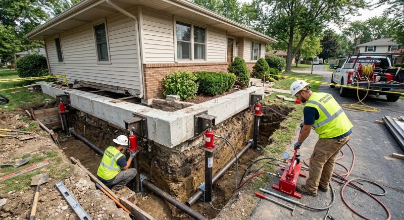 Foundation Jacking in Raleigh, NC