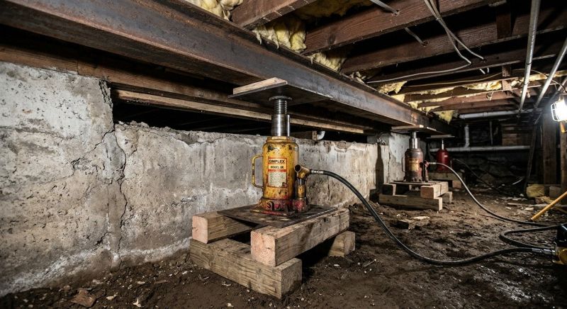 Foundation Jacking in Raleigh, NC