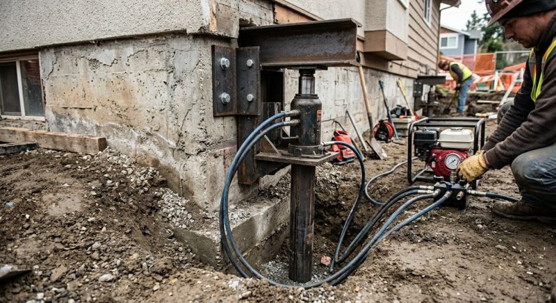 Foundation Lifting in Angier, NC