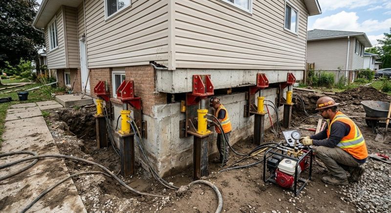 Foundation Lifting in Johnston County, NC