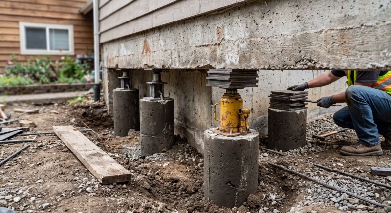 Foundation Pier Leveling in Clayton, NC