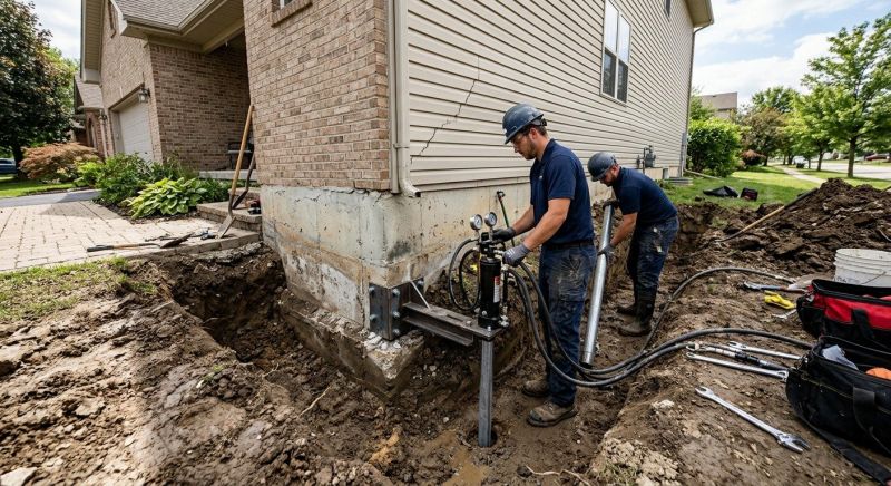 Foundation Settlement Repair in Clayton, NC