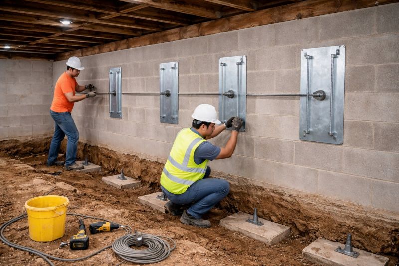 Foundation Stabilizing in Johnston County, NC