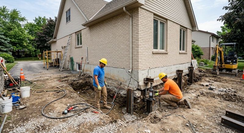 Helical Piers Installation in Clayton, NC