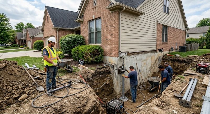 Home Foundation Repair in Holly Springs, NC