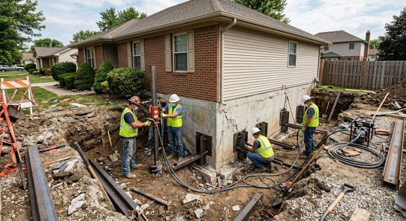 House Foundation Repair in Benson, NC
