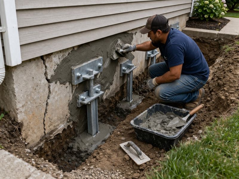 House Foundation Repair in Zebulon, NC