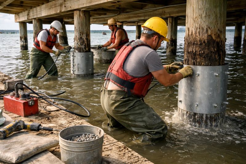 Piling Repair in Wendell, NC