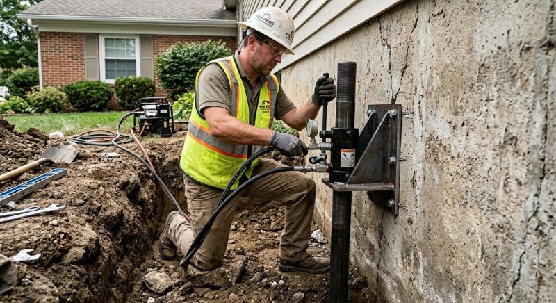 Settling Foundation Service in Angier, NC